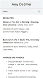 Mobile Screenshot of amydesitter.com